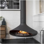 Atomo Suspended Wood Fireplace - Image 2